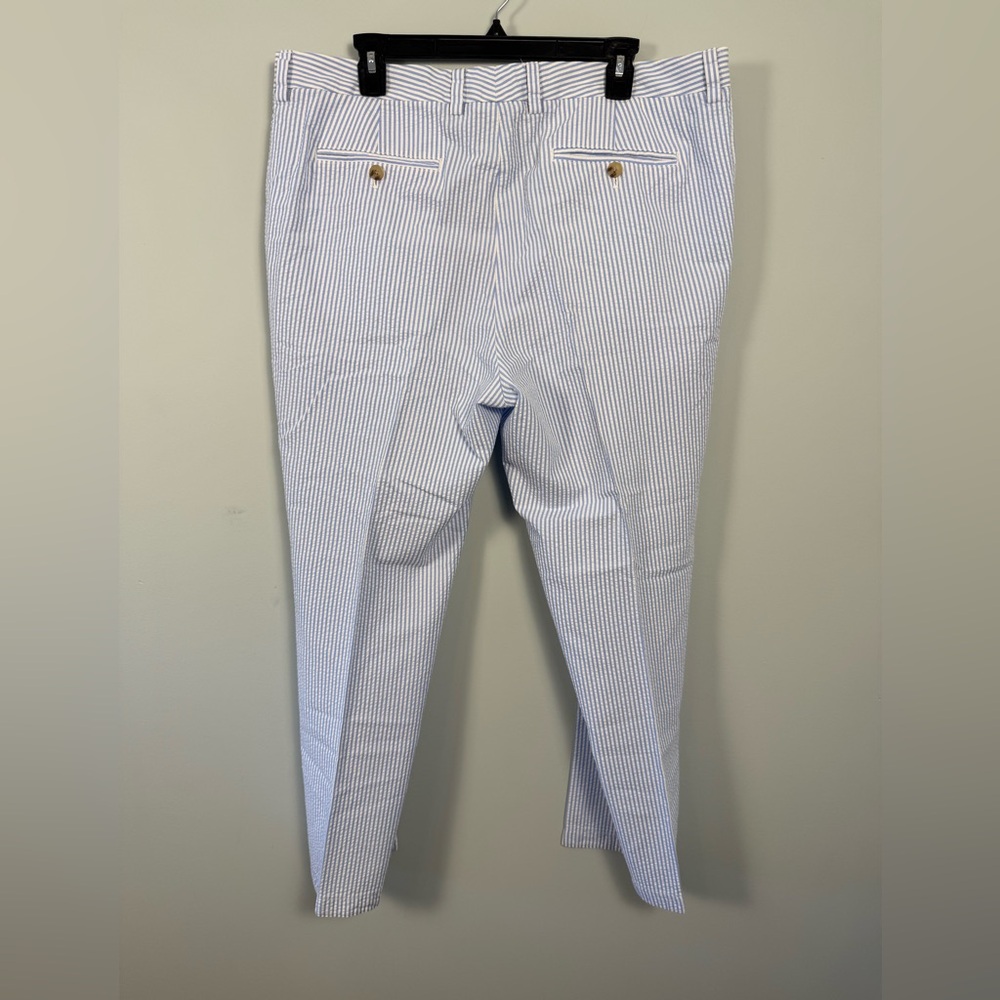 Men's Vineyard Vines Blue and White Pants Size 38 x 30 - Picture 4 of 5